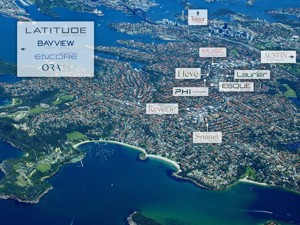 HELM's project shown on an aerial view picture of the lower north shore